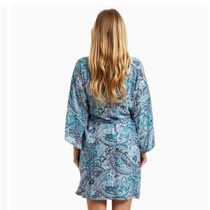 Pinkblush Tops - Maternity Pinkblush Paisley Delivery/Nursing Robe Pinkblush Tops - Maternity Pinkblush Paisley Delivery/Nursing Robe